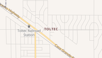 Toltec, Arizona map