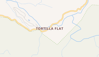 Tortilla Flat, Arizona map