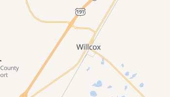 Willcox, Arizona map