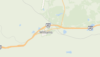 Williams, Arizona map