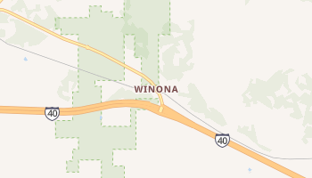 Winona, Arizona map