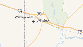 Winslow, Arizona map