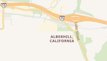 Alberhill, California map