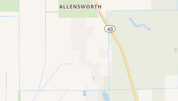 Allensworth, California map
