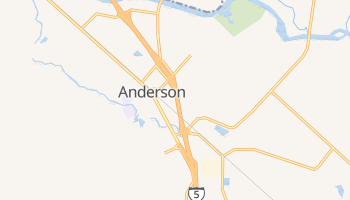Anderson, California map