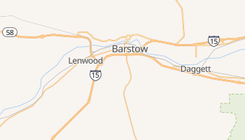 Barstow, California map