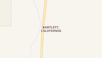 Bartlett, California map