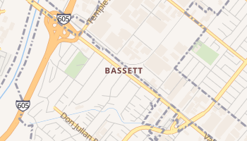 Bassett, California map