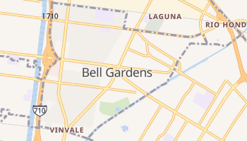 Bell Gardens, California map