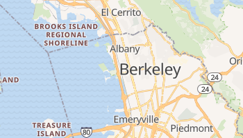 Berkeley, California map