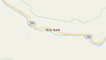 Big Bar, California map