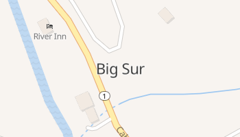 Big Sur, California map