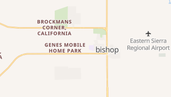 Bishop, California map