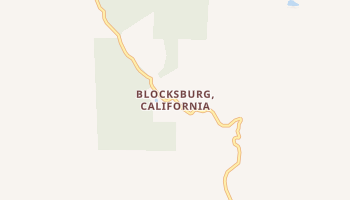 Blocksburg, California map