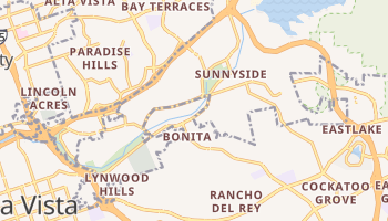 Bonita, California map