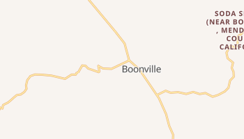Boonville, California map