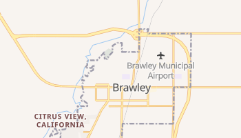 Brawley, California map