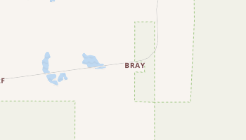 Bray, California map
