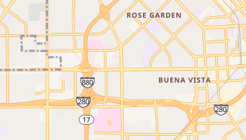 Burbank, California map