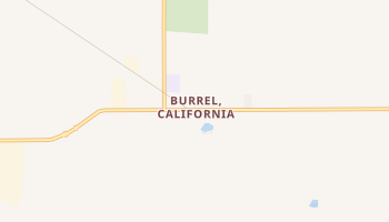 Burrel, California map