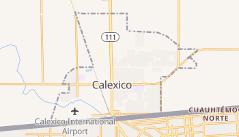Calexico, California map