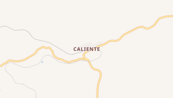 Caliente, California map