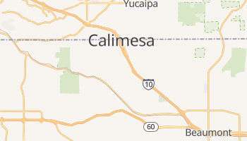 Calimesa, California map