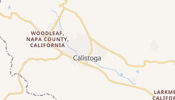 Calistoga, California map