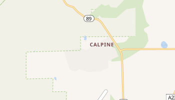 Calpine, California map