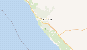 Cambria, California map