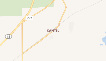 Cantil, California map