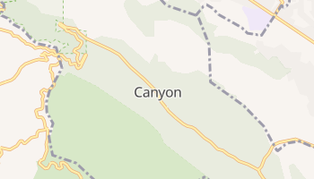 Canyon, California map