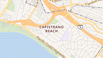 Capistrano Beach, California map