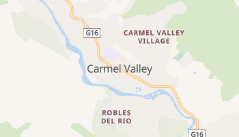 Carmel Valley, California map