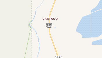 Cartago, California map