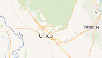 Chico, California map