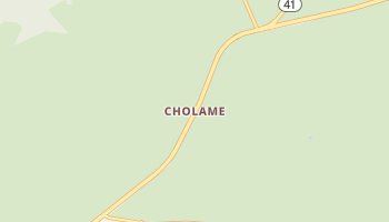 Cholame, California map