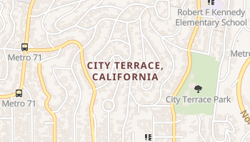 City Terrace, California map