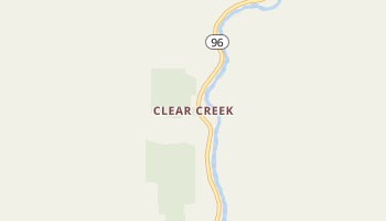 Clear Creek, California map