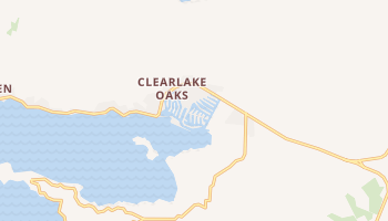Clearlake Oaks, California map