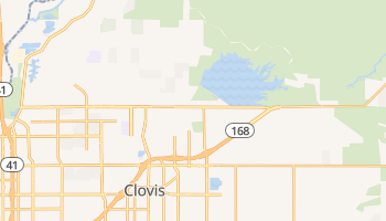 Clovis, California map