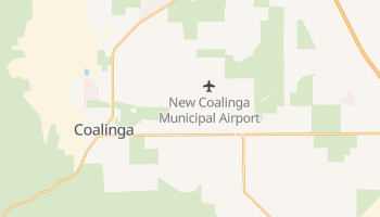 Coalinga, California map