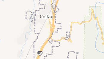 Colfax, California map