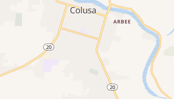 Colusa, California map