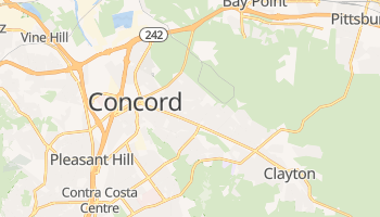 Concord, California map