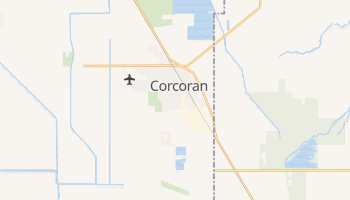 Corcoran, California map
