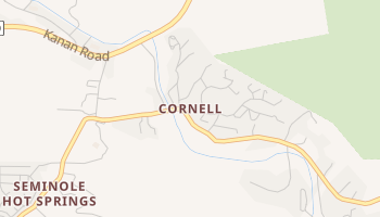 Cornell, California map