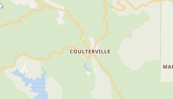 Coulterville, California map