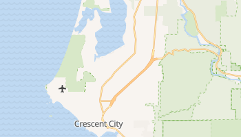Crescent City, California map