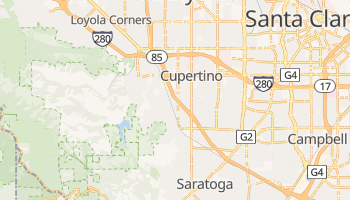 Cupertino, California map